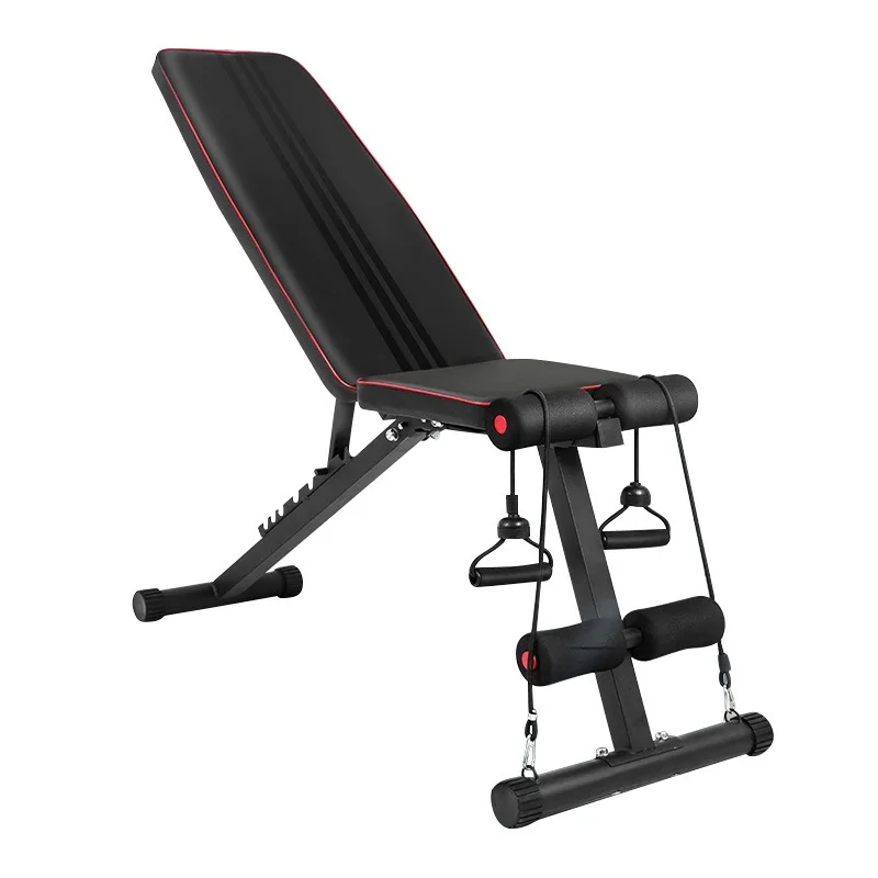 

High-Quality Foldable No-Assembly Dumbbell Fitness Bench 6-Level Adjustable Weight Capacity Suitable for Both Men and Women