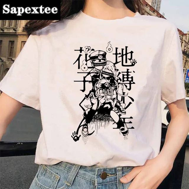 Toilet Bound Hanako Kun Print T Shirts Women Harajuku Ullzang Fashion T-shirt 90s Graphic Funny Tshirt Summer Top Tee Female