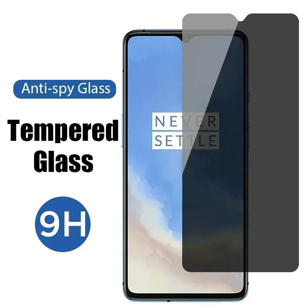 3D Privacy Tempered Glass For Oneplus Nord8T N100 N10 5G 7T 6T Full Cover Protective Glass For 7 6 5 Screen Protector