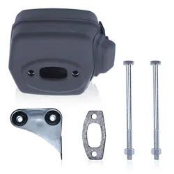 Muffler Exhaust Bracket Bolts Nuts Gasket Kit For Husqvarna 50 51 55 Rancher Chainsaw 501766605, 503218202, 537127901