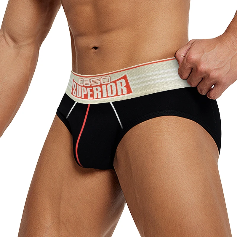 New Men\'s Underwear Cotton Breathable Bikini Briefs Men Sports Boxers Shorts Underpants for Men BS842