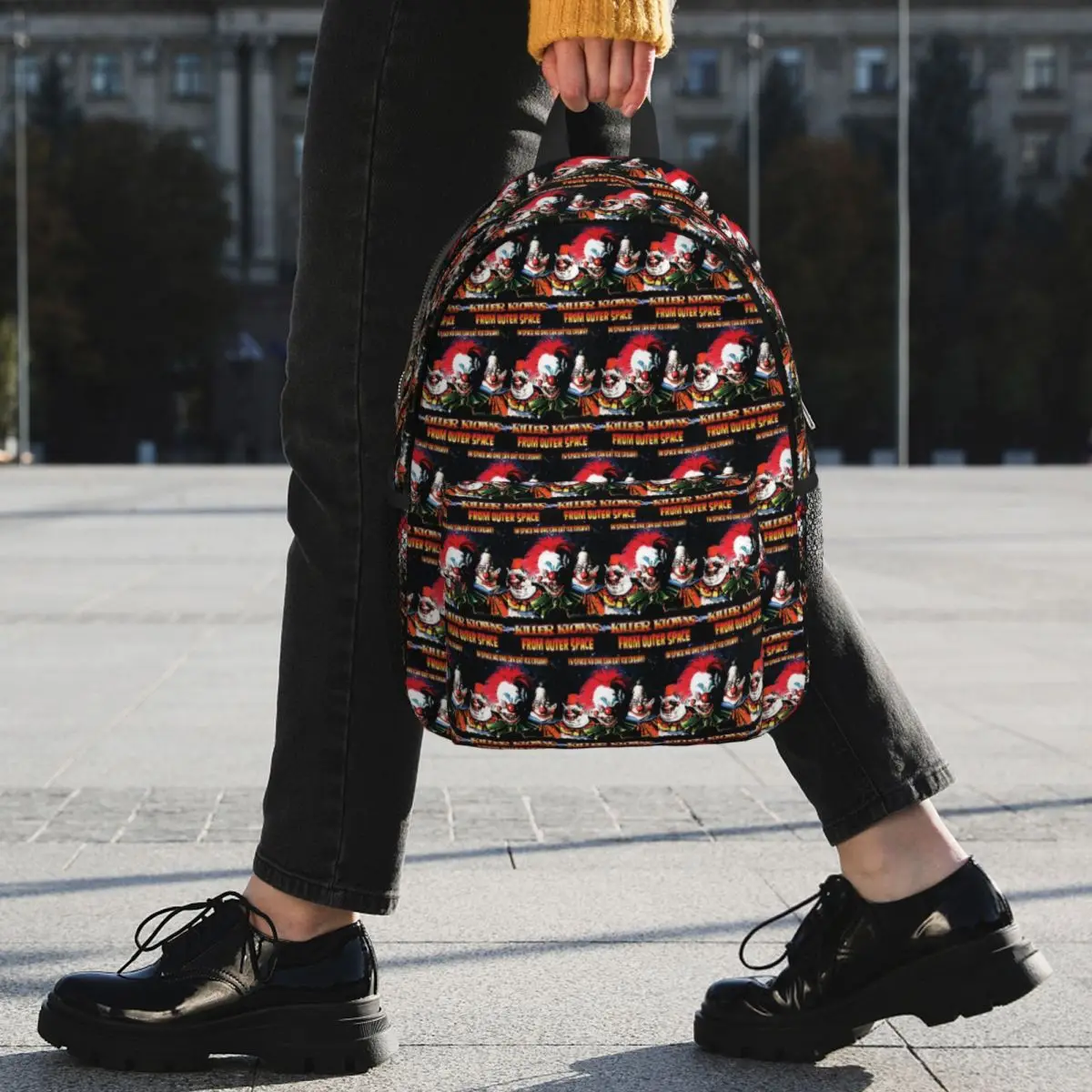 Killer Klowns From Outer Space Backpack Student BookBag Children School Bag Laptop Shoulder Bags for Boys Girls