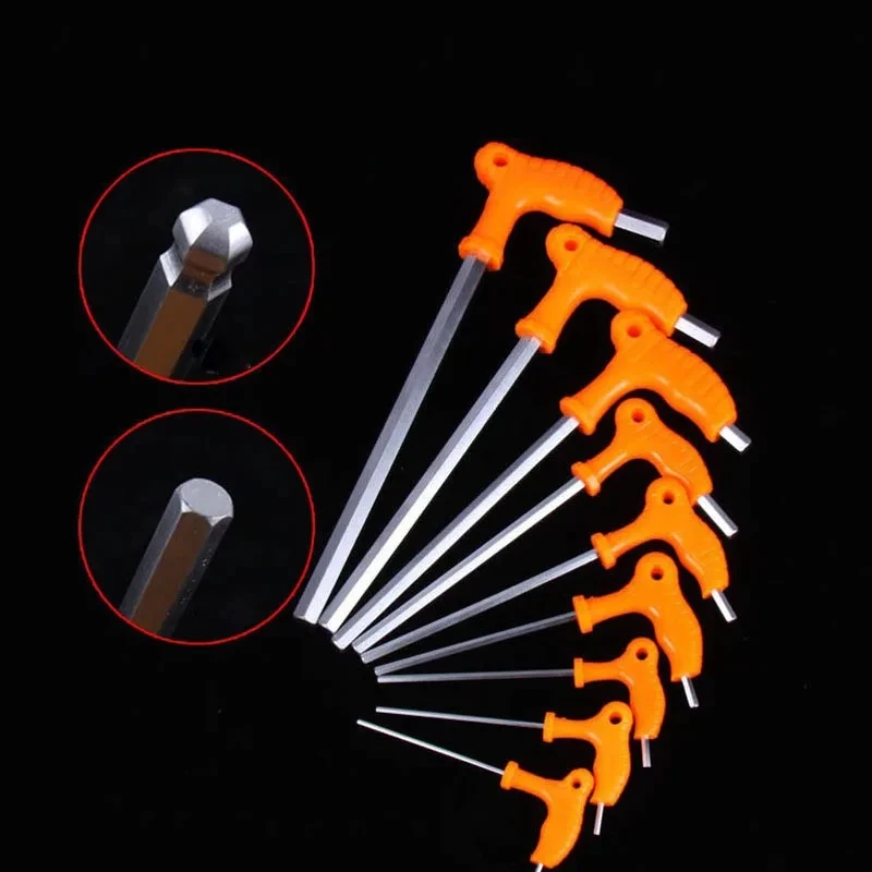 

High-quality Allen Key Hex Wrench S2 Alloy Ball/Flat Head High Torque Allen Wrench Quick Snap Adapter Hex Socket Screwdriver