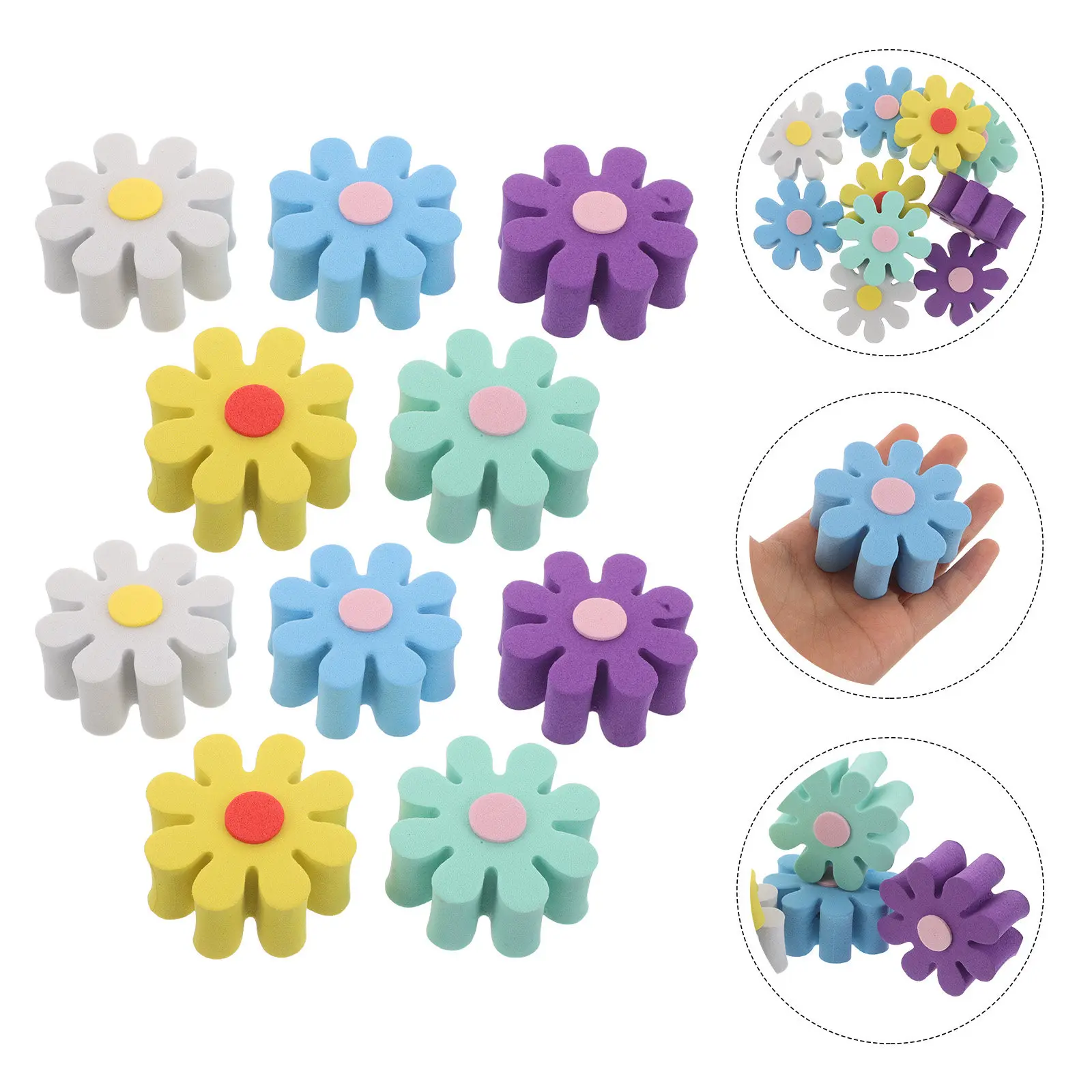 

10Pcs Cute Flower Antenna Topper for Cars Decorative Aerial Ball Car Exterior Decoration Funny Vehicle Antenna Ornament Easy