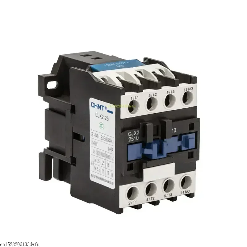 CHINT CJX2 LC1 AC Contactor Three Phase Coil Voltage 380V 220V 110V 36V 24V Din Rail 1NO 1NC LC1D 9A 12A 18A 25A 32A 40A 50A 65A