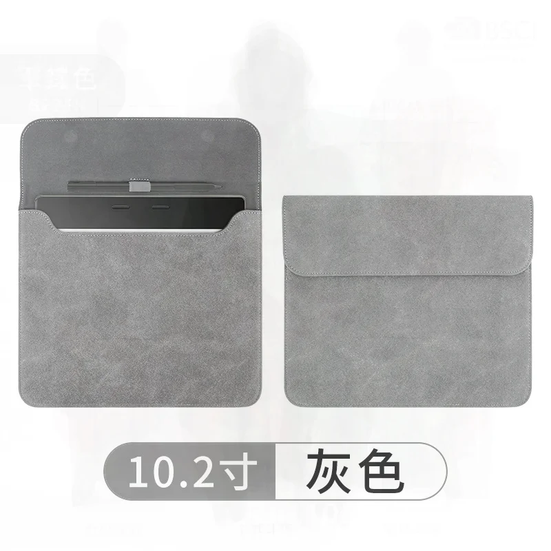 

Amazon Kindle Scribe 10,2-дюймовый магнитный кожаный защитный чехол из матового полиуретана, противоударный, устойчивый к истиранию, ручной работы, серый, розовый, хаки