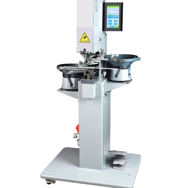 Punching integrated buckle machine Four-in-one buckle button machine Corn big white buckle Metal plastic four-in-one