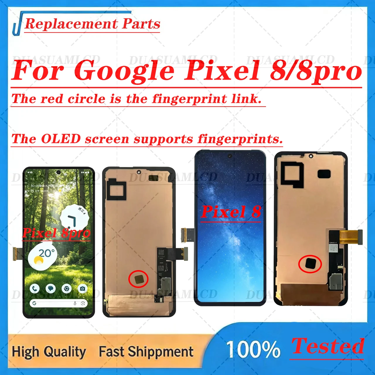for Google Pixel 8 / 8 Pro 6.2