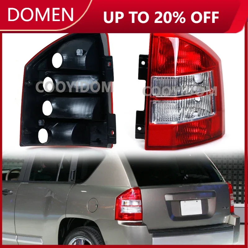 

Car Rear Tail Light Cover For Jeep Compass 2007 2008 2009 2010 Fog Turn Signal Auto Parts Brake Lamp Shade Without Bulb