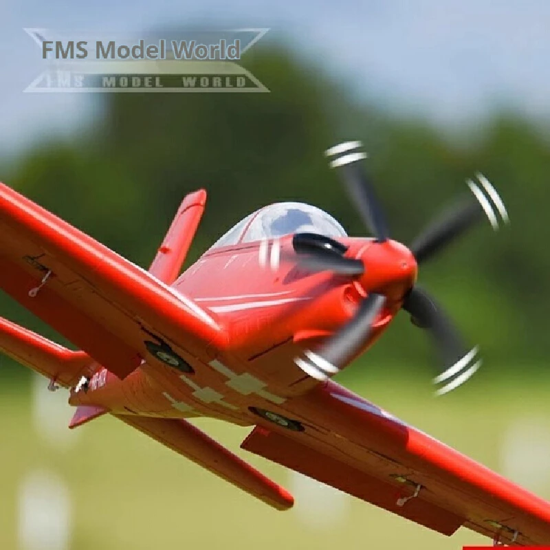 

FMS 1100 мм PC-21 Pilatus Европейский тренировочный самолет с дистанционным управлением, модель самолета с фиксированным крылом, реалистичная имитация игрушечного самолета