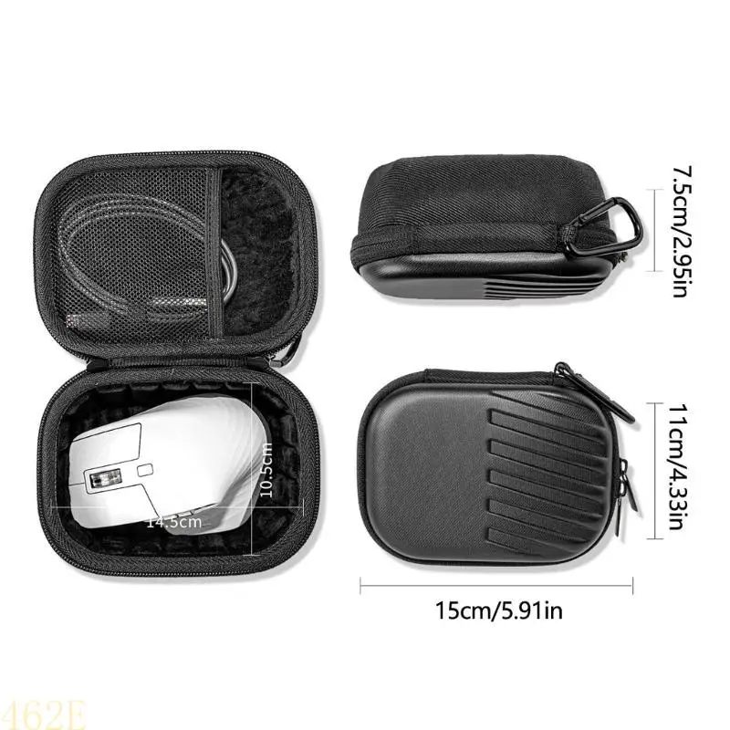 

462E Mouse Carrying Case Durability For MX 3S With Splashes Proof And Shock Resistant Designing For Commutes