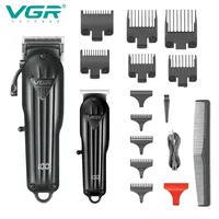 VGR Original Electric Hair Clipper Professional Hair Trimmer For Men Beard Hair Cutting Machine Digital Display V-282