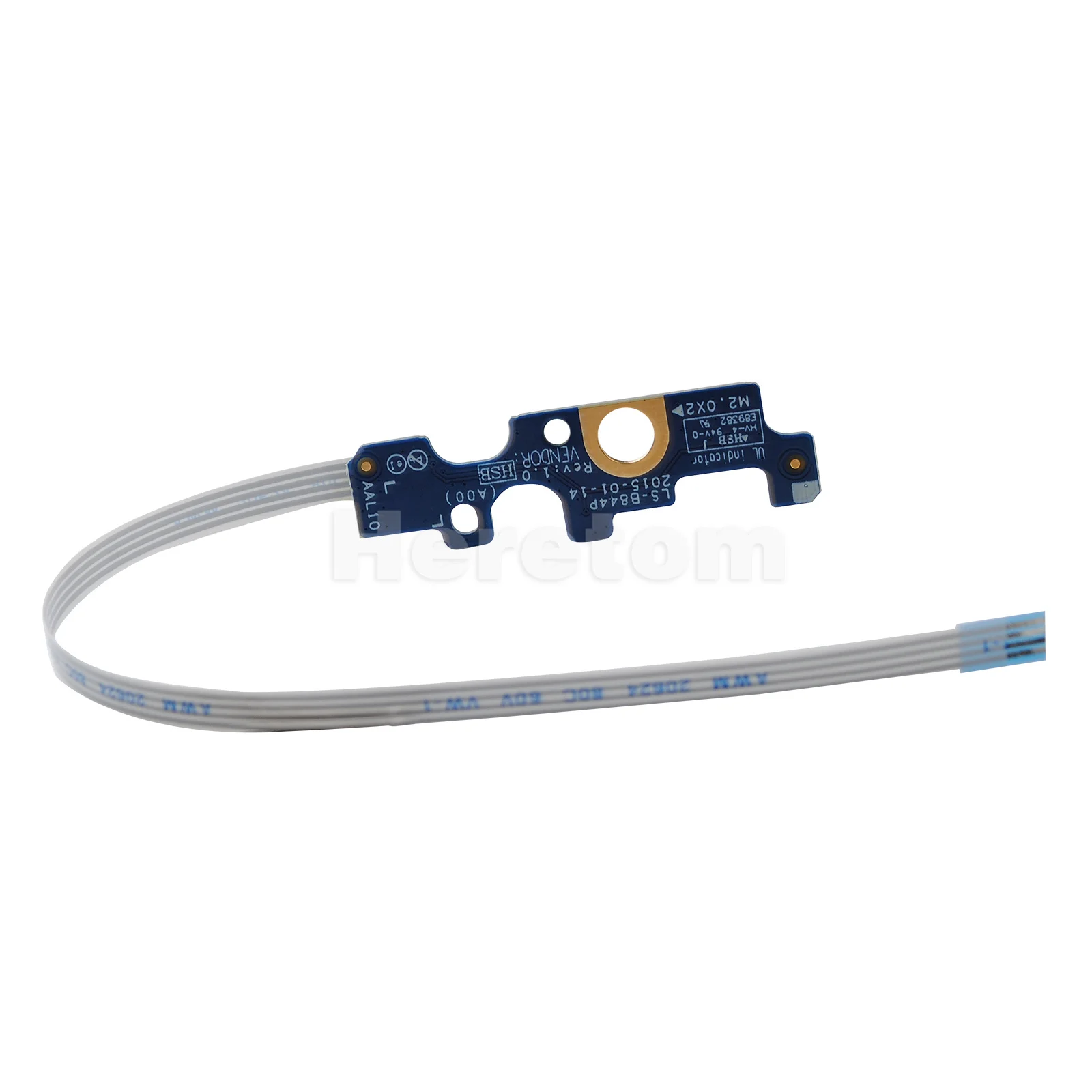 Placa do interruptor do botão do poder para Dell, inspiron 15, 5555, 3558, 5551, 5566, 5558, P51F, 94MFG, 10W9N, 14-5455, 14-5458, LS-B844P