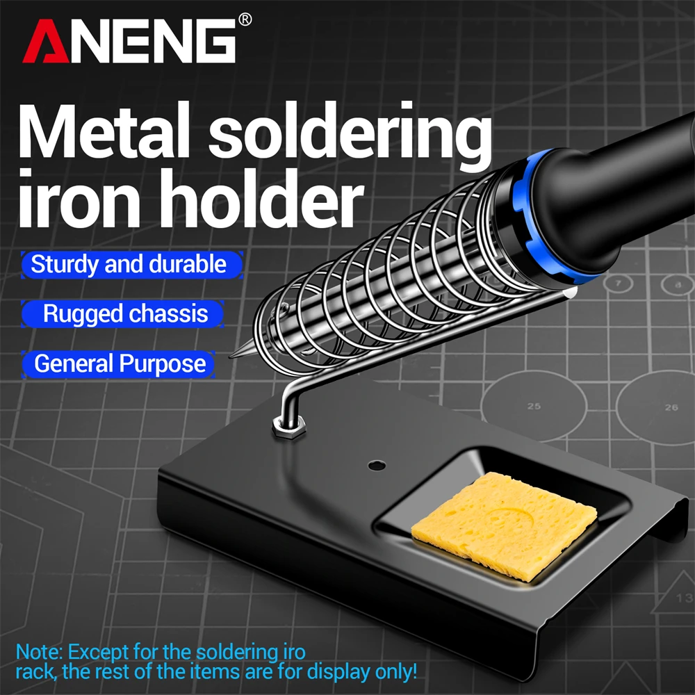 Aneng Accessori Per Saldatore Elettrico Supporto Per Saldatore Quadrato Staffa Per Saldatore Elettrico Elettronico Strumenti Di Saldatura