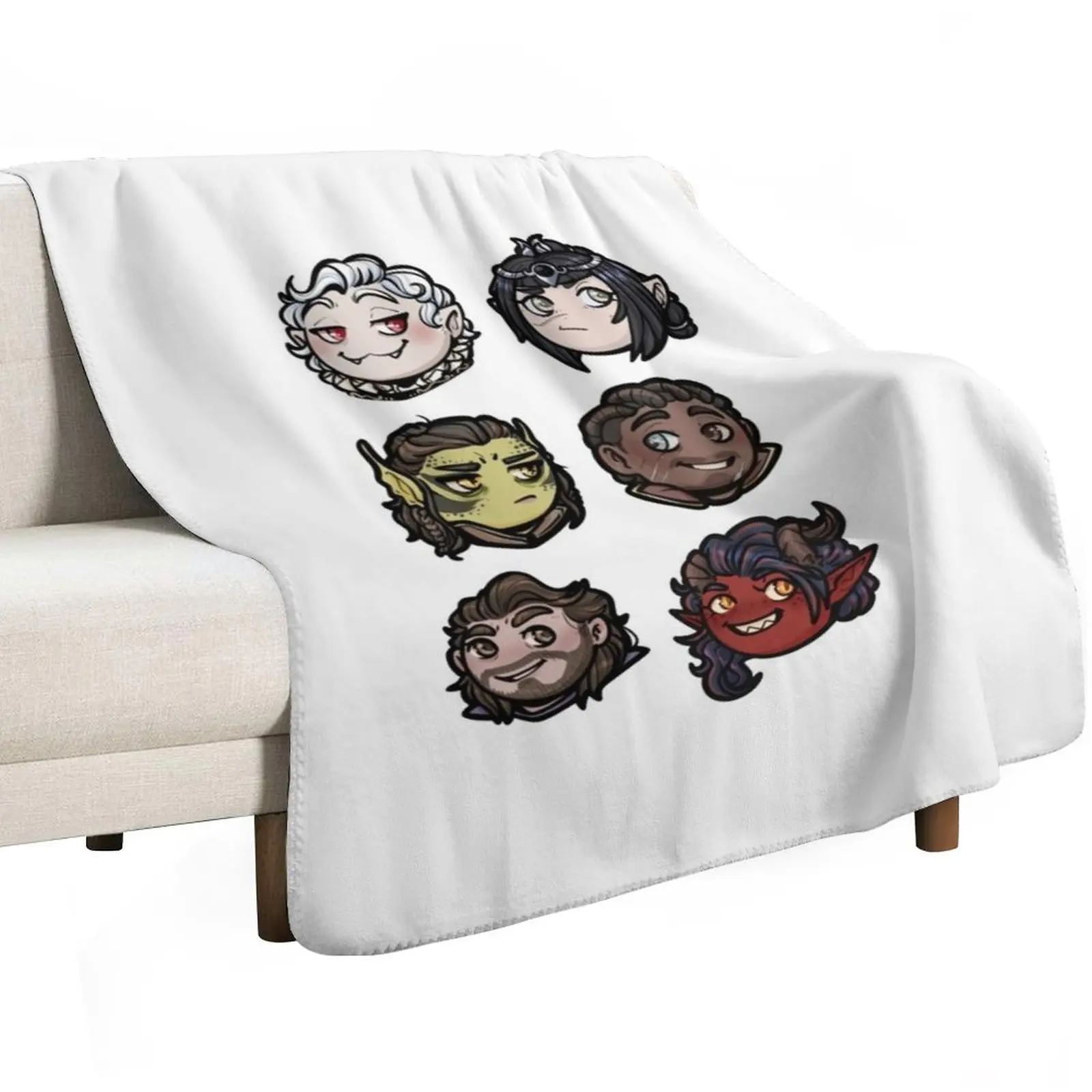 

Balders Gate 3 - Origin Characters Throw Blanket Loose Luxury Designer bed plaid Blankets