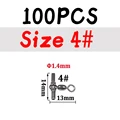 100 pcs size 4