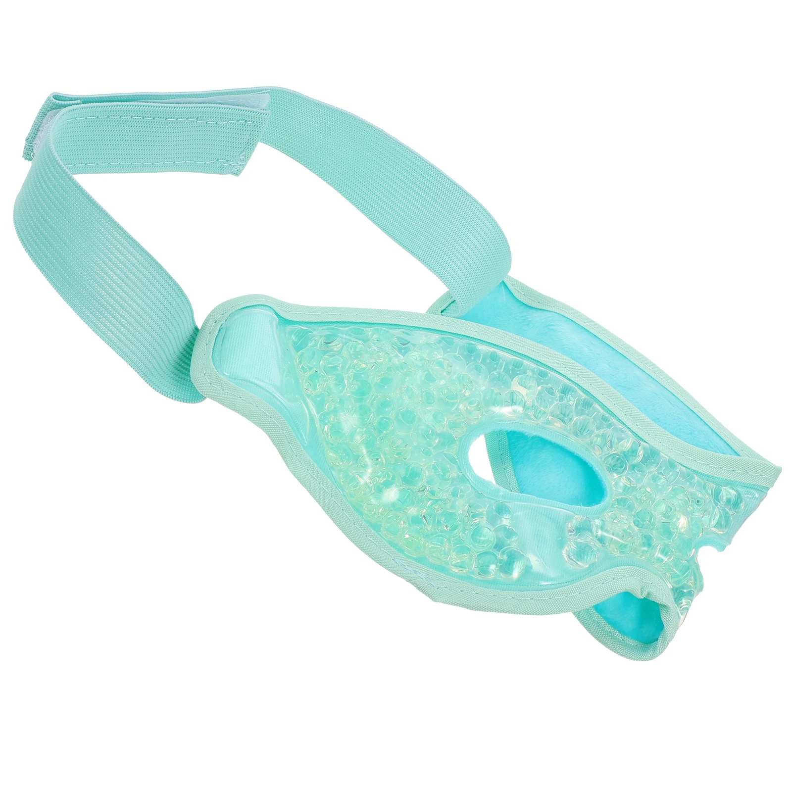 

PVC Gel Eye Mask Cooling Compress Cover Light Green Soft Crystal Material Long Lasting Practical Fatigue