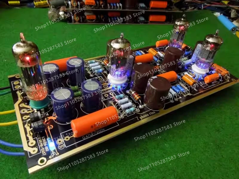 (A34)LegendaryClassic 7Turntable Preamplifier Board m7 Vinyl Turntable Preamplifier DIY Finished Boardexcluding electronic tubes