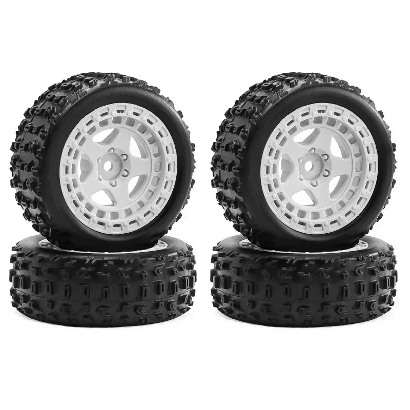 

4pcs 69mm Rubber Tire Tyre 12mm Hex for Arrma 1/18 2S Typhon Grom RC Car Upgrade Parts Accessories