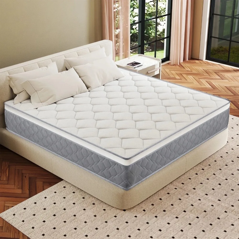 

12-inch Twin Hybrid Mattresses Gel Memory Foam and Spring Medium Hybrid Mattress