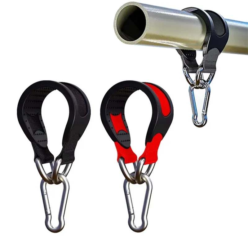 2Pcs Nylon Sling with Metal Hook - Versatile Gym Accessory for Sandbags Equipment  Metal Hook Strap fitness