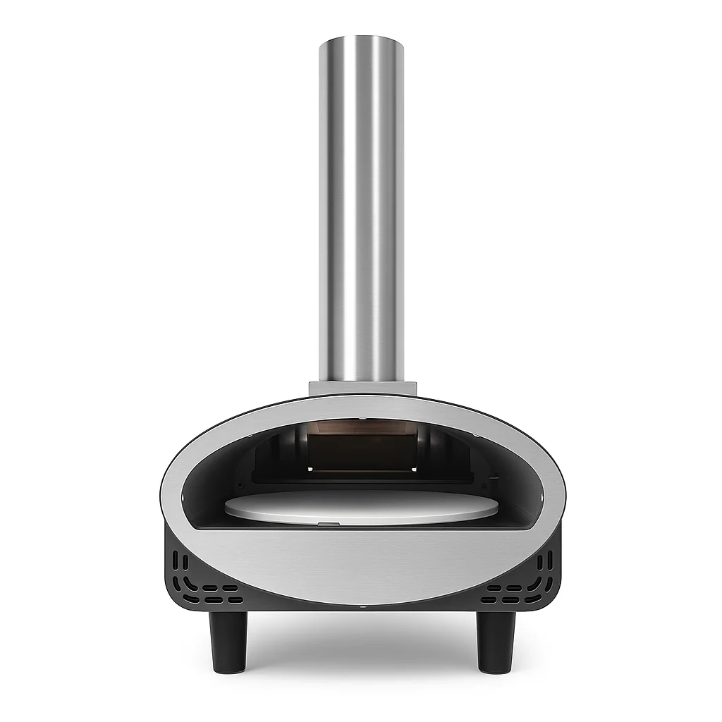 Small Home Charcoal Outdoor Rotating Pizza Maker Wood Fired Pizza Oven
