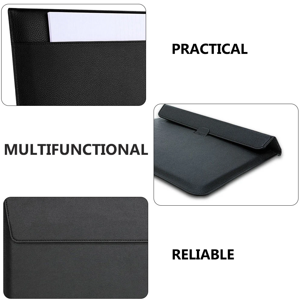 

1pc Waterproof Laptop Sleeve Notebook Cover for Business Travel Office Use Ultra Thin Lightweight Computer Case Smooth for Men