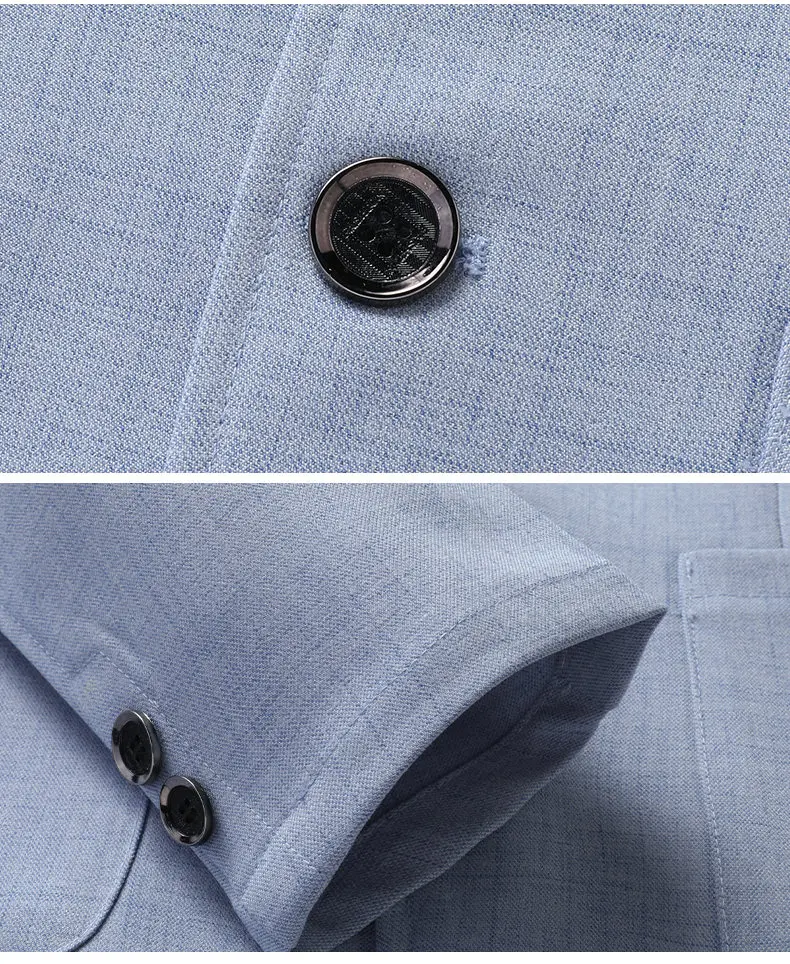 30% Leinen-Blazer - Stilvoller Business-Anzug für Herren im Britischen Gentleman-Stil, Trendiger Atmungsaktiver und Vielseitiger Casual-Blazer – Detail 19