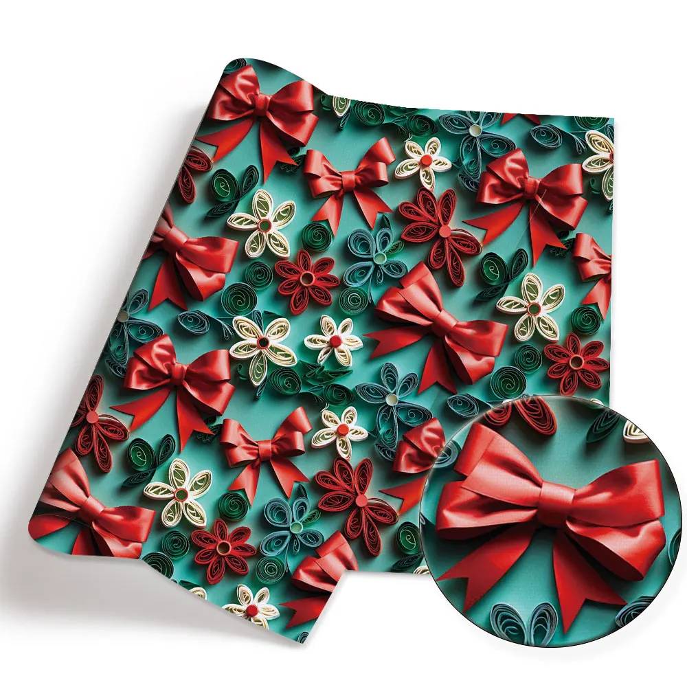3D Seamless Pattern 50*140cm Polyester Cotton Fabric Hot DIY Sewing Quilting Fabric Needlework Material DIY Cloth Handmade