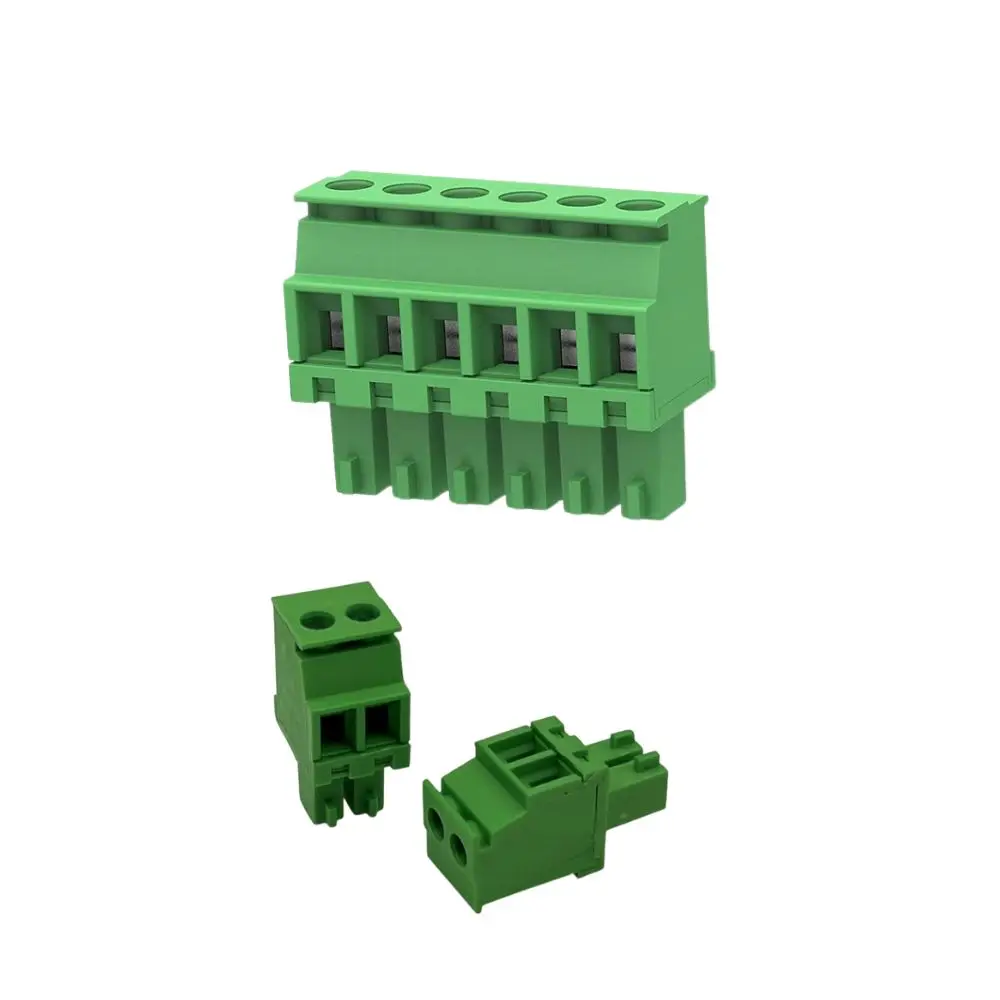 25PCS/50PCS 15EDGKA-3.5/3.81mm Screwless Pluggable Terminal Block 2P-12P