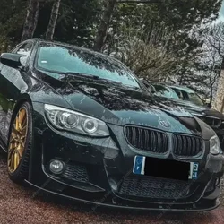 For BMW E92 E93 Facelift M-Tech 2Pcs Front Bumper Splitter Lip 320i 320i 320d 330i 330d 335i M Sport Styling Bodykits Tuning