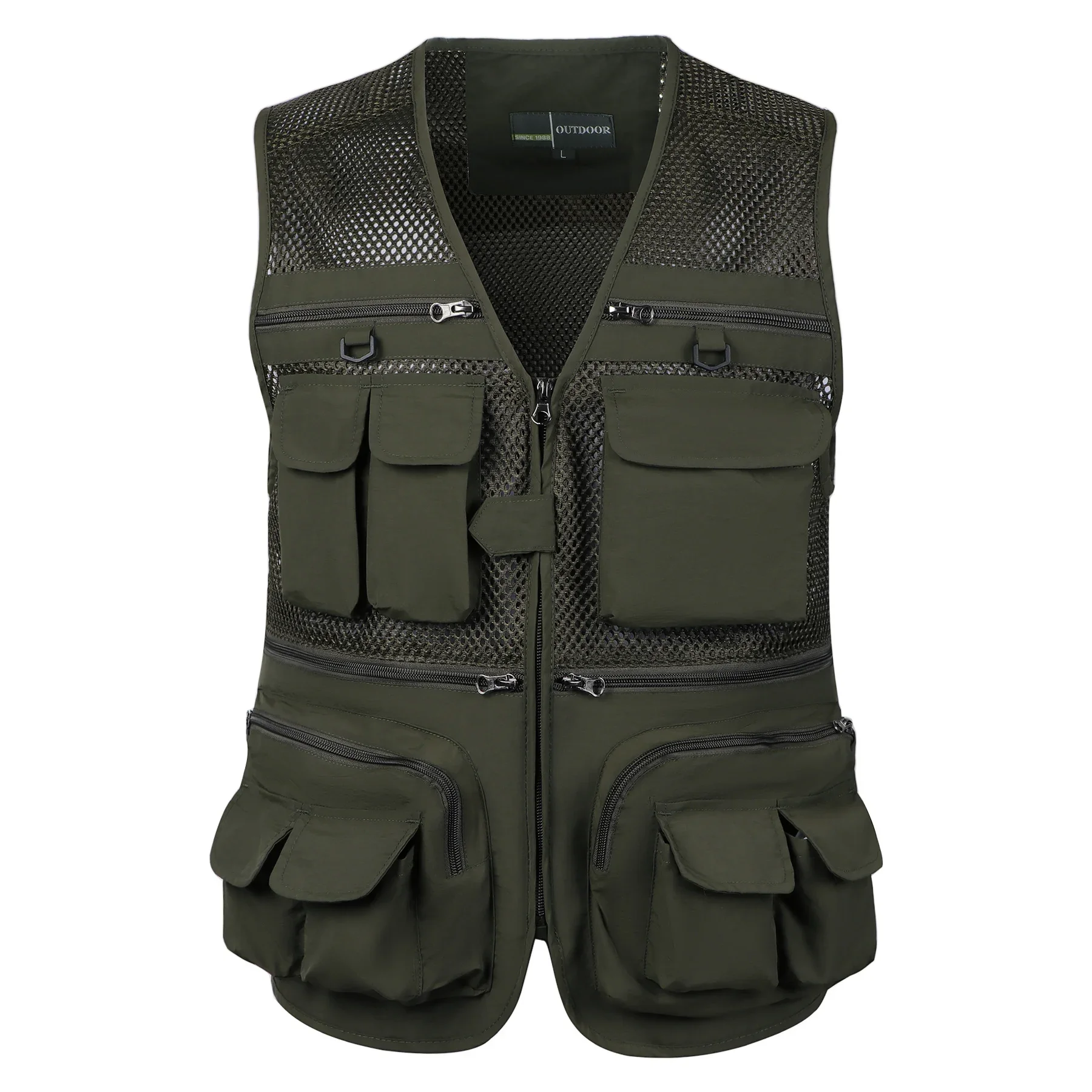 

Men's Tactical Vest - Multi-Pocket Mesh Sleeveless Jacket for Outdoor Photography & Work