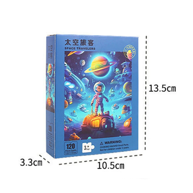 120-teiliges Puzzle aus Papier, Cartoon-Motiv, zum Zusammenbauen von Bildern, berühmte Malerei, Anti-Stress-Puzzles, Spielzeug für Erwachsene und Kinder, Weihnachtsgeschenke