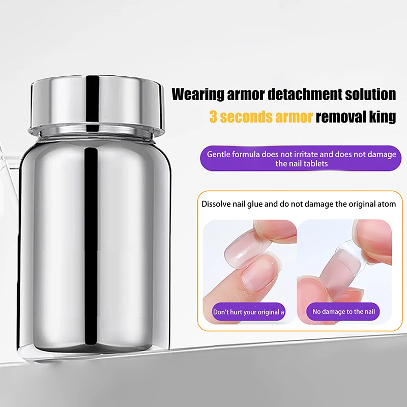 Éponge dissolvant innovante pour ongles, 80ml, douce et sans dommage, facile à presser, aucun dommage aux pointes des ongles, réduit les déchets