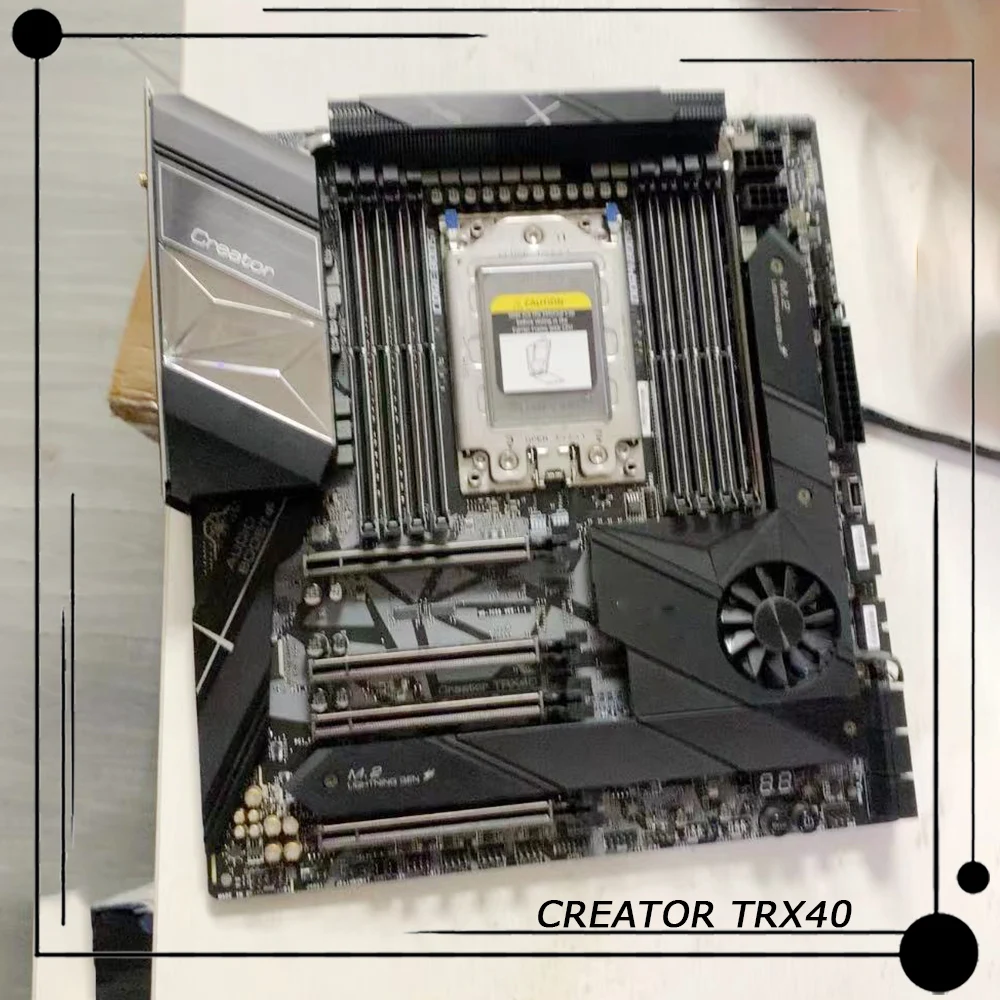 Creator TRX40 para placa de escritorio MSI, tarjeta de red Dual compatible con procesadores AMD Ryzen Threadripper de tercera generación, Socket sTRX4 PCI-E 4,0