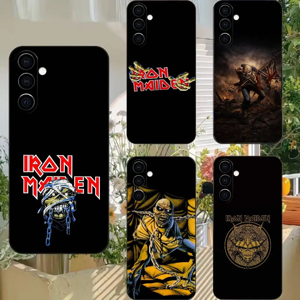 ES Run T-To-The Hills-I-Iron-Maiden  Phone Case Black Silicone Soft For Samsung A73,A72,A71,A70,A53,A52,A51