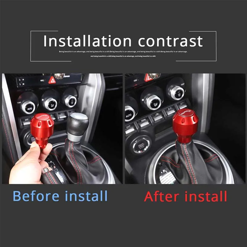 For Toyota 86/Subaru BRZ 2012-2020 Gear Shift Knob Reverse Lockout Lever Lifter Up Aluminum Car Interior Modification Accessory