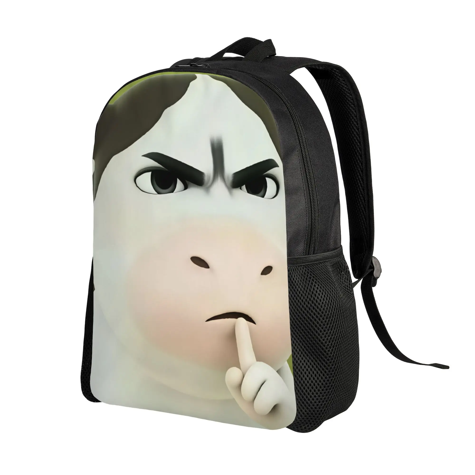 Funny Grassland Cattle Meme  Backpack  Boy Girl Polyester Daily Backpacks Soft Streetwear School Bags Rucksack