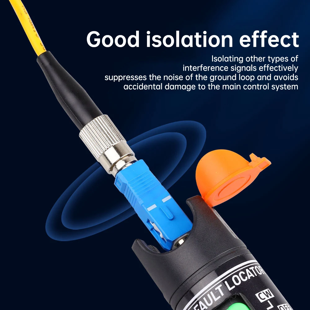 Adaptador de fibra óptica Natalink macho SC para fêmea FC UPC, adaptador simplex para cabo óptico FTTP, conector de pigtail e caneta de luz vermelha.