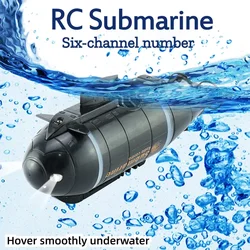 RC6 channel mini underwater submarine toy Speedboat model Waterproof parent-child interactive boys and girls holiday toy gifts