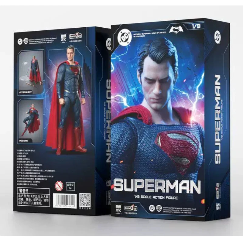 Fondjoy Dc Superman Action Figure One Ninth Scale Articulated Collectible Official Licensed Batman V Superman Dawn Of Justice