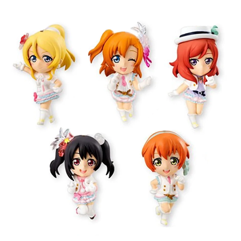 5Pcs/1Set Lovelive School Idol Project Nico Yazawa Figure Maki Nishikino Rin Hoshizora Ellie Model Toy Gift Anime Aciton Figure