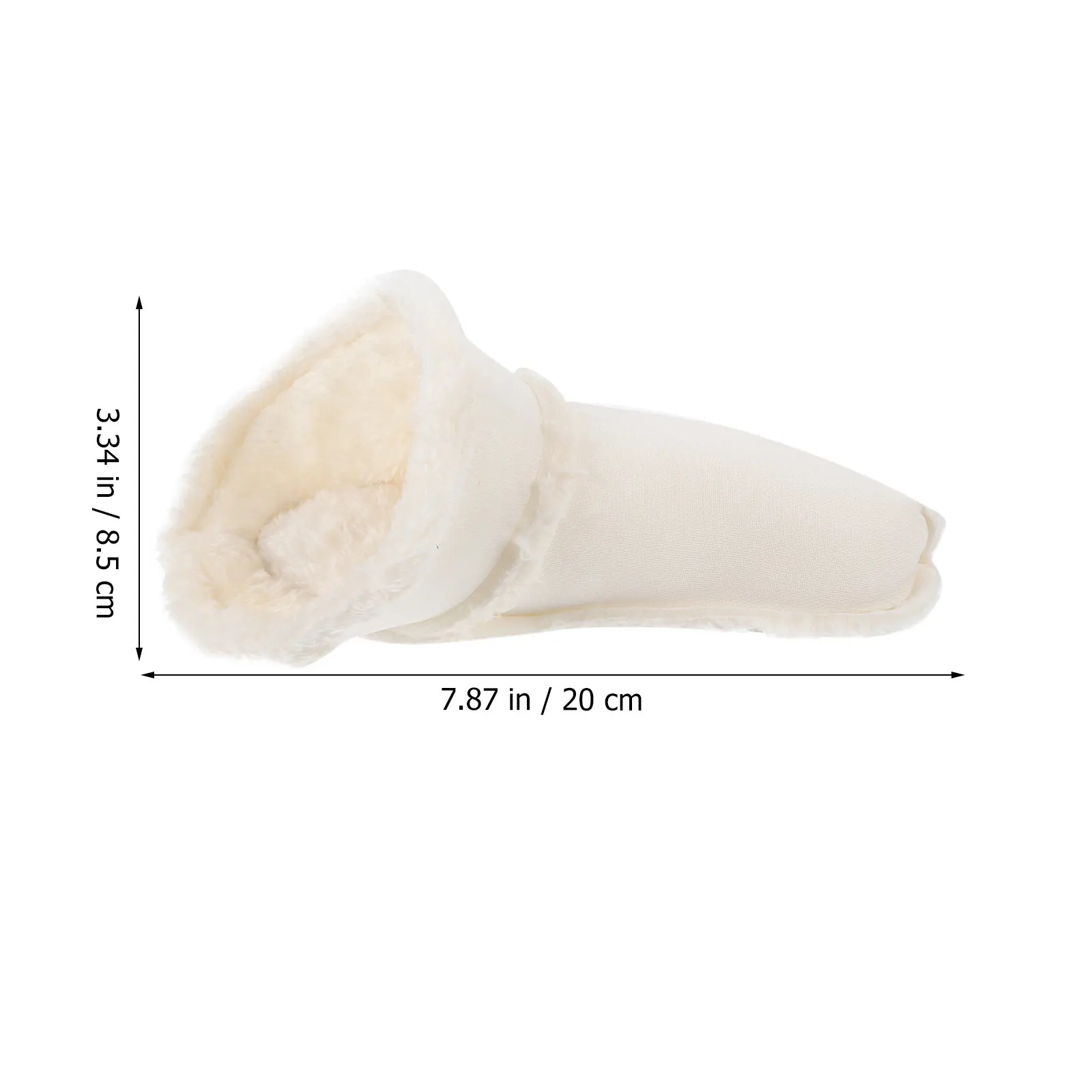 1Pair Warm Inner Liner Slippers Shoes Insoles Women Soft Comfortable Insulated Replacement Inserts Non Slip Cold Proof