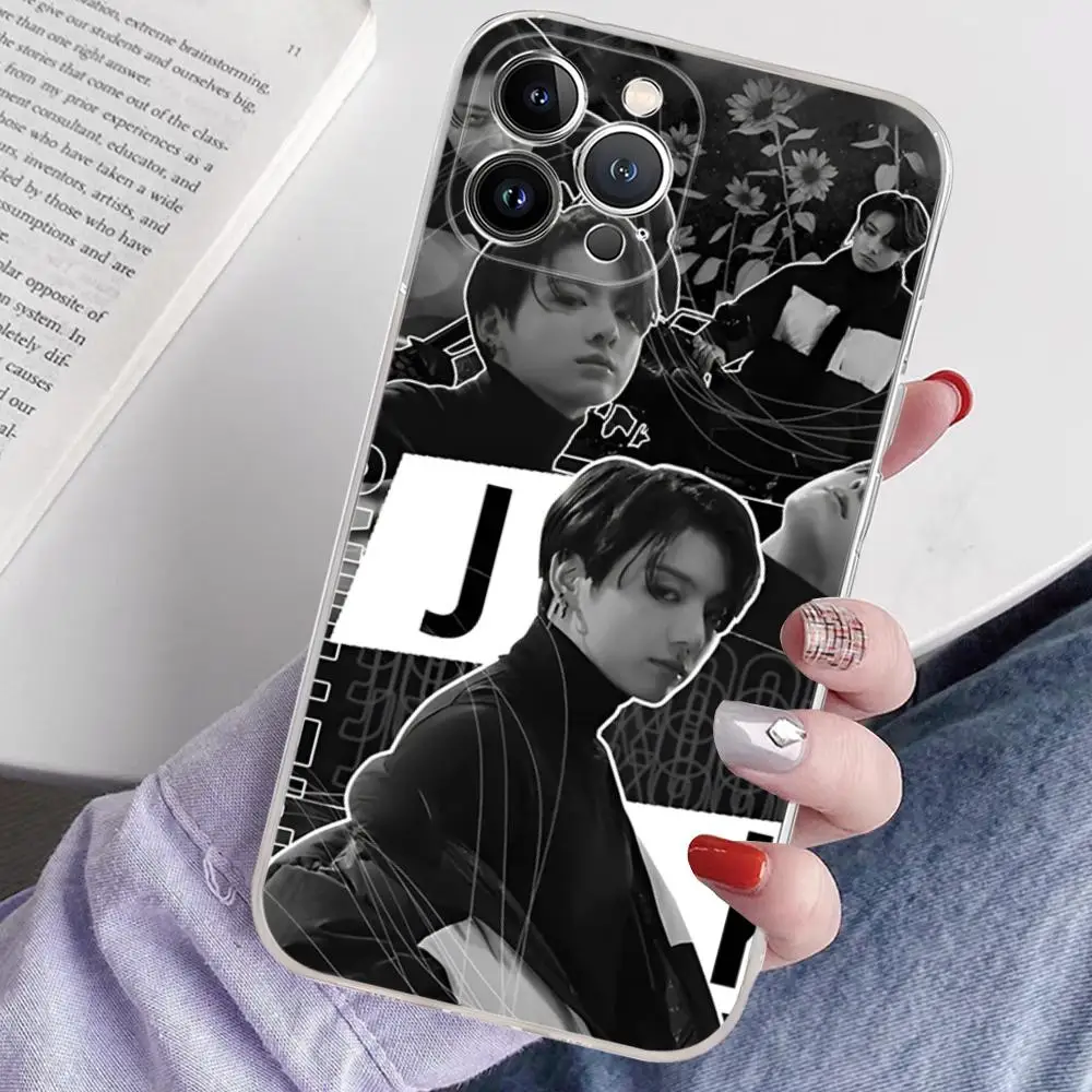 E-Euphoria J-Jungkook-K-KPOP Phone Case Silicone Soft for iphone 15 14 13 12 11 Pro Mini XS MAX 8 7 6 Plus X XS XR Cover