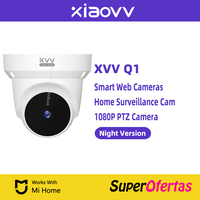 XIAOVV Smart Web Cameras Work With Mihome App Home Surveillance Cam Safety IP Camera 1080P Security Prot PTZ Camera Night Vision