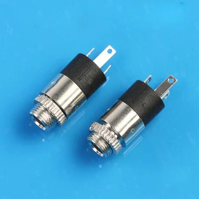 

2 PCS in a bag 3.5mm panel mounting headphone jack Panel mounting headphone jack DIY audio jack