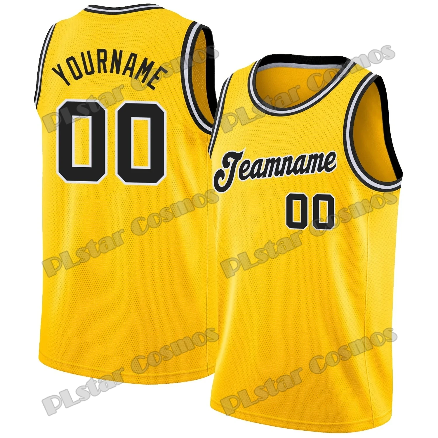 PLstar Cosmos Custom Red White-Black Round Neck Throwback Basketball Jersey 3D Printed Unisex Summer Sport Basketball Vest LBX03