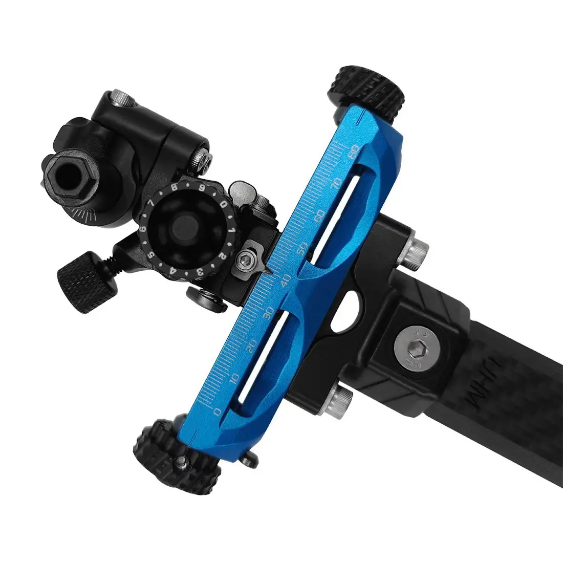 Carbon Fiber Frame T Shape Adjustable Bow Sight 1PCS 9 Inch Fit Compound Recurve Bow For Target Shooting Archery Equipment
