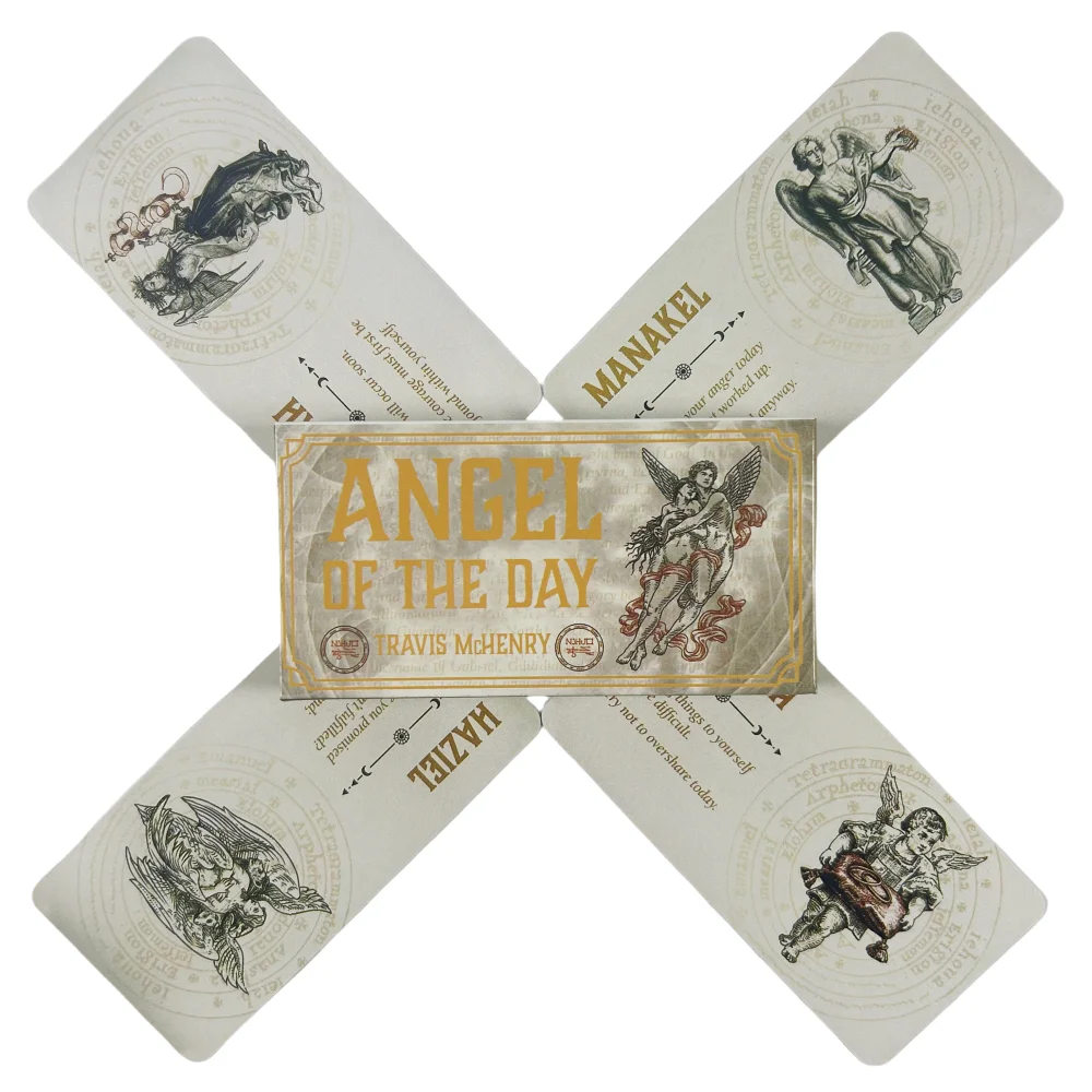 Engel des Tages-Orakelkarten, ein 40-Lenormand-Tarot, englische Wahrsagerei, Edition, Deck, Board-Spiele
