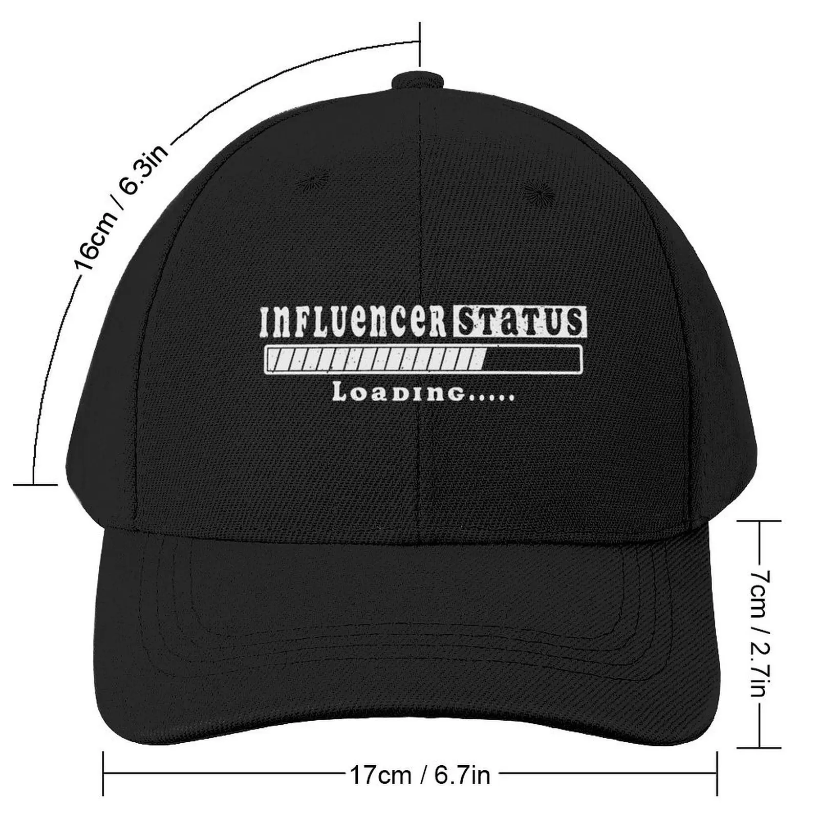 Future Inluencer Funny Influencer Status Loading Baseball Cap Golf Sunhat Ball Cap summer hat Elegant Women's Hats Men's